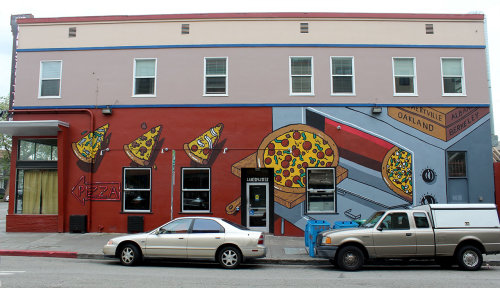 Pizza Mural Painting