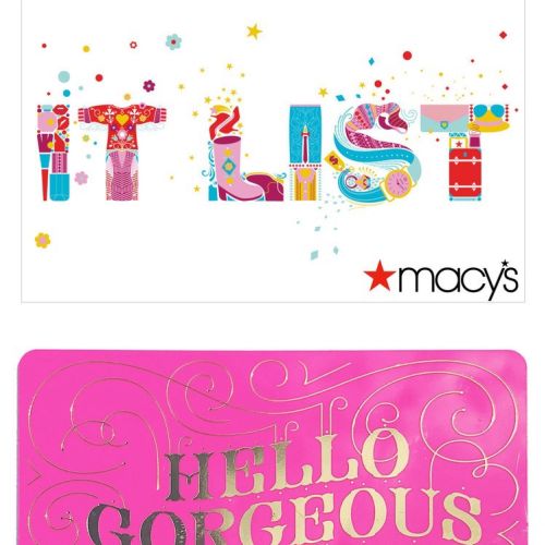 Graphic design of Macy's Gift Card