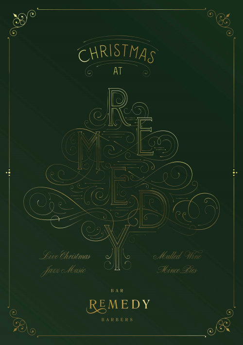 Christmas at Remedy decorative illustration 
