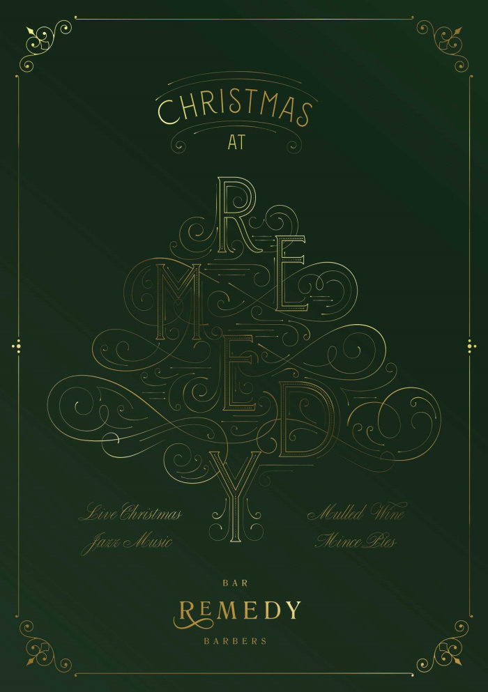 Christmas at Remedy decorative illustration 
