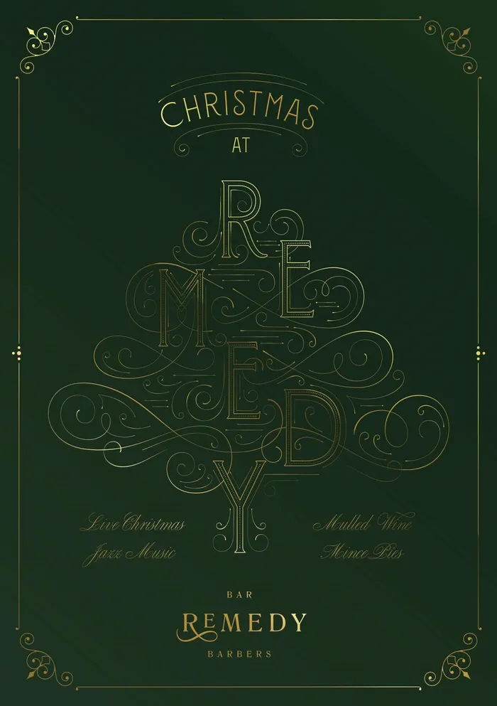 Ilustra??o decorativa de Natal na Remedy 