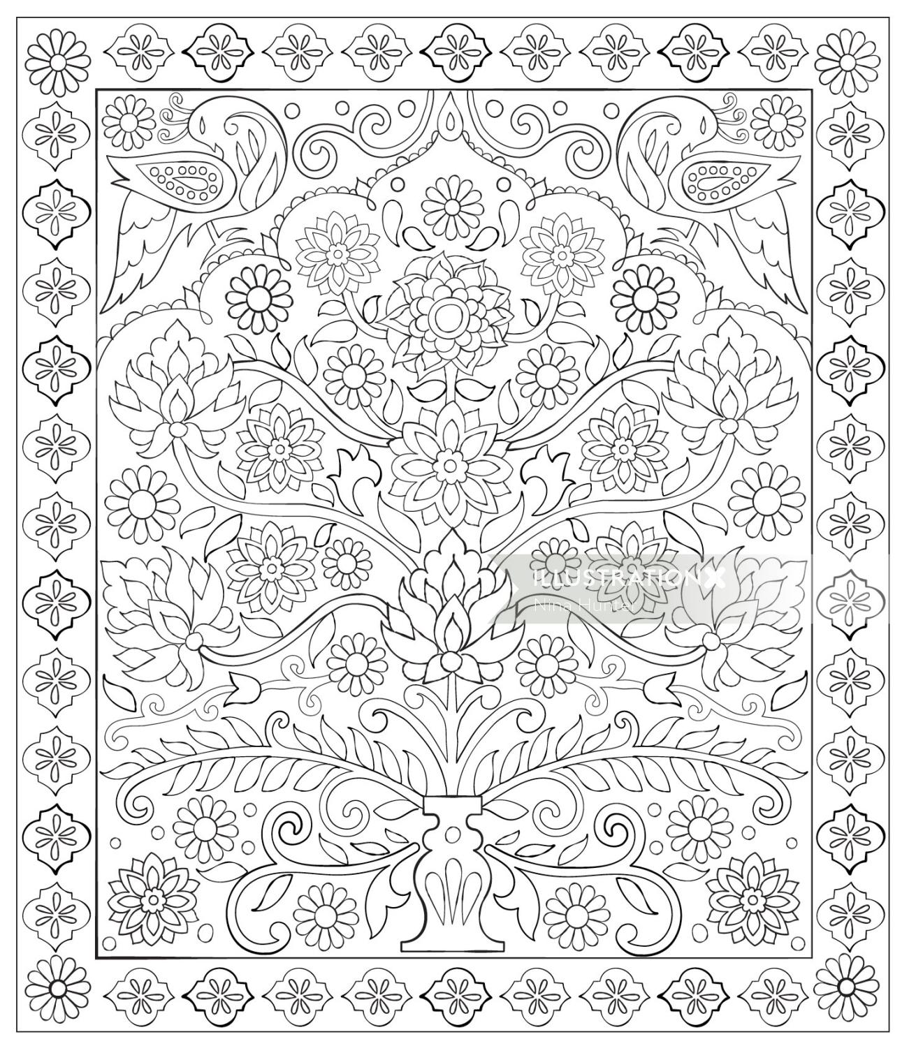 Graphic Black and white Design pattern
