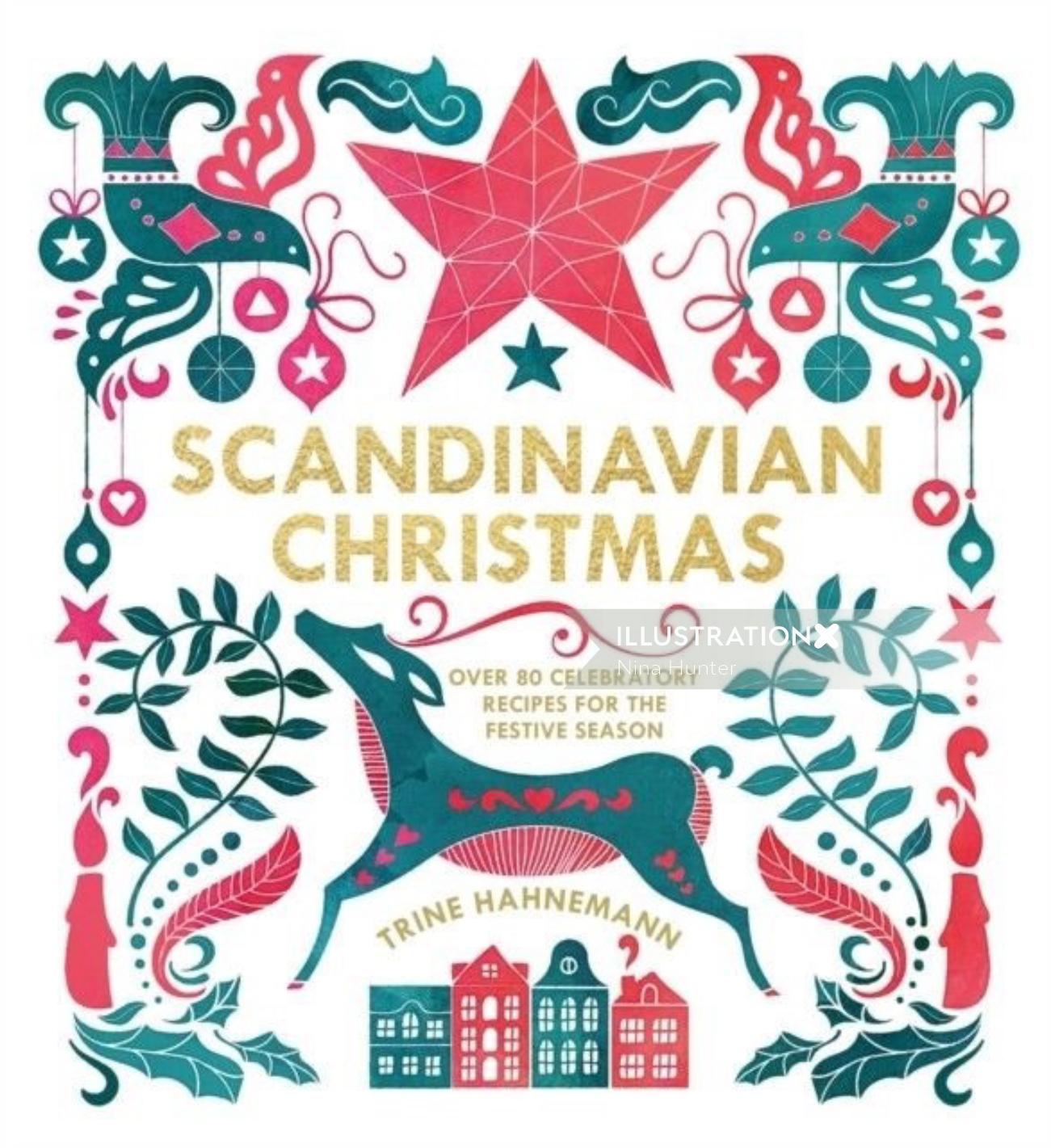 Papier déco Noël scandinave