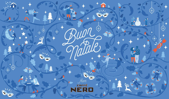Graphic Buon Natale cover design
