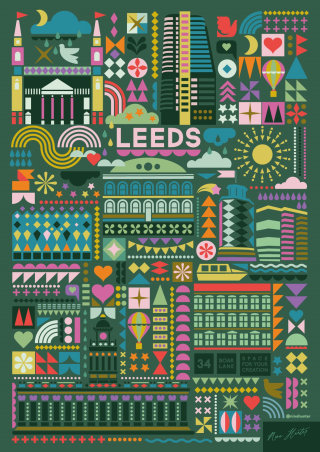 Rêve architectural graphique de Leeds
