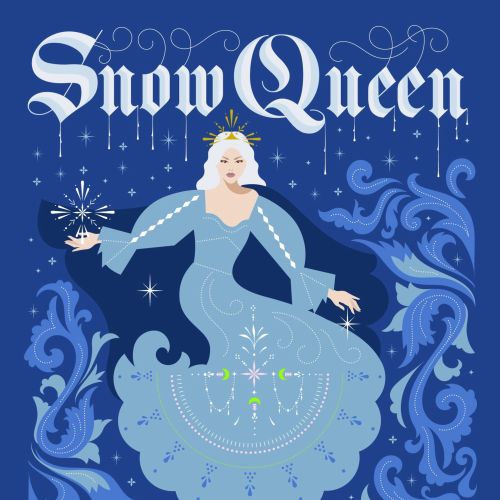 Calligraphy of snow queen