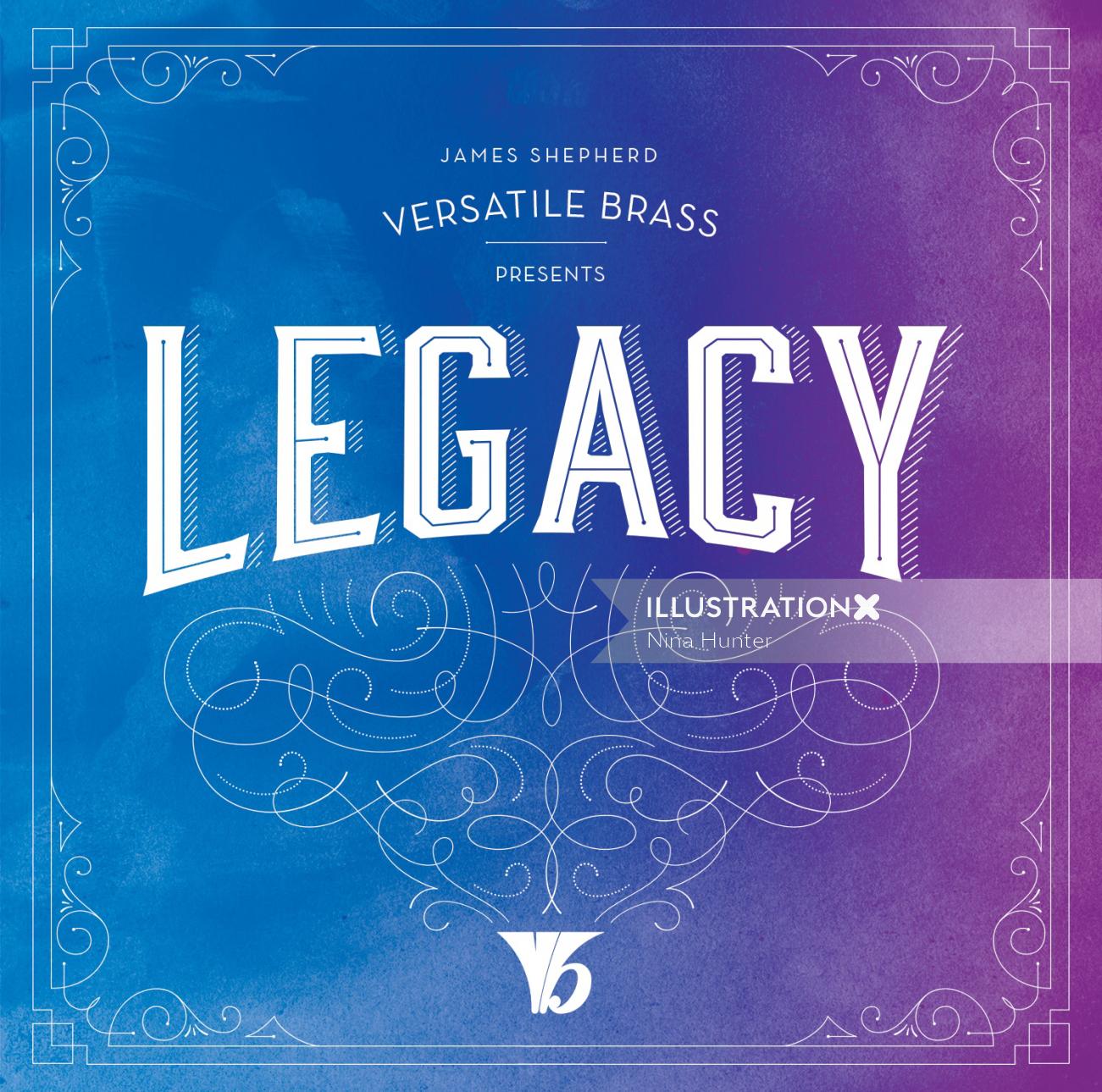 Cover design for Legacy album