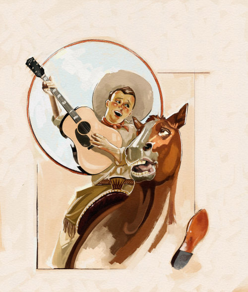 Animals Singing Cowboy
