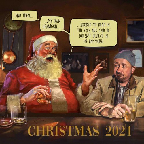 Noah Regan's 2021 best Christmas card illustration