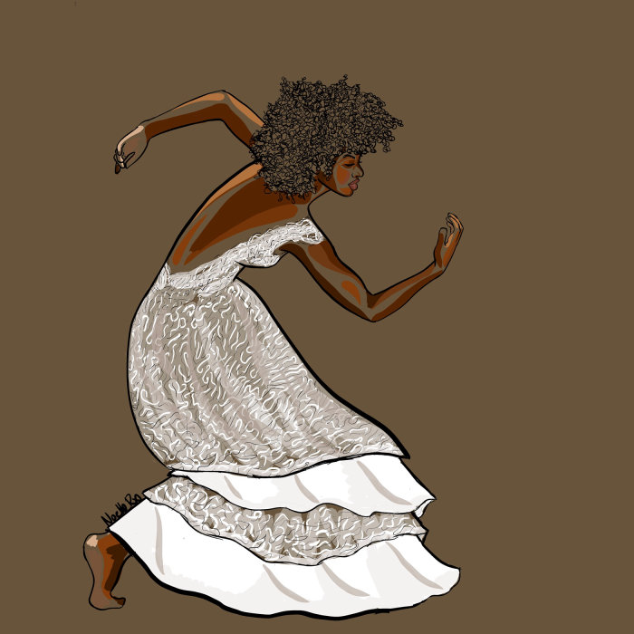 New York dance digital painting 