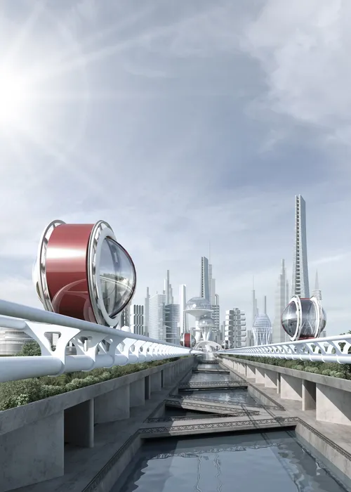 3D / CGI futuristic travel design