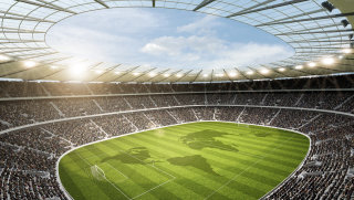Estádio de futebol 3D / CGI