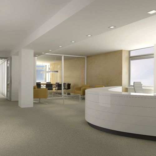 3D Modeling interior design of an office
