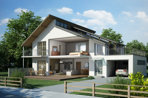Architecture design of Schnitt EFM-Haus 2