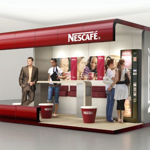 3d / CGI Nescafe canteen
