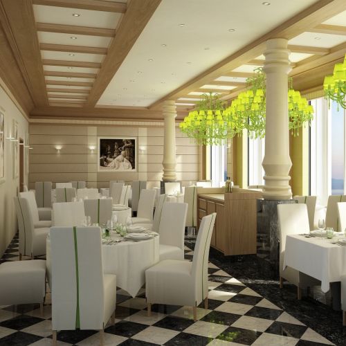 3D / CGI Rendering restaurant hall