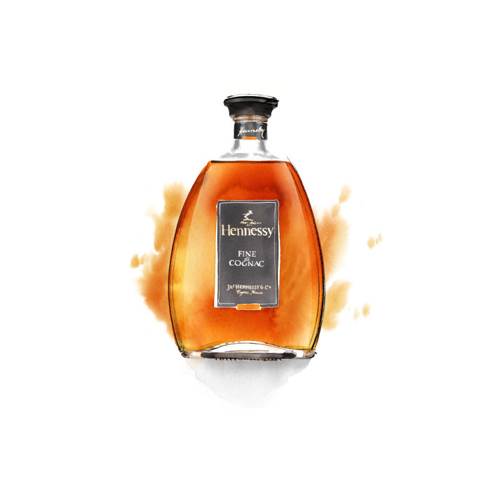 Hennessey Nourriture et boisson Bouteille de Cognac