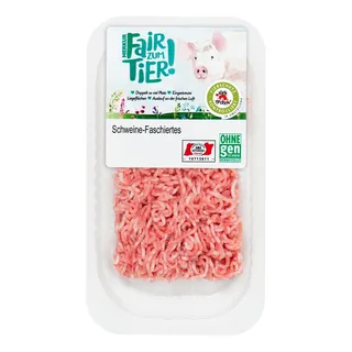 Tierschutz Schweine-Faschiertes packaging