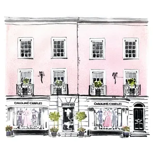 Caroline Charles Store Architecture Painting