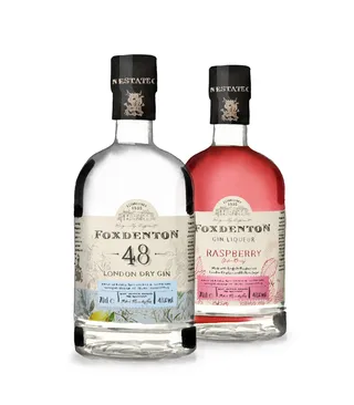 Label design of Foxdenton gin 48