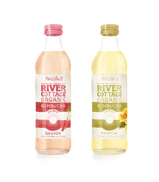 River Cottage organic Kombucha packaging