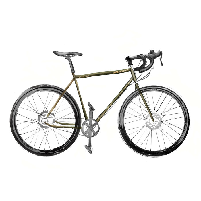 Illustration of Shand Gleneagles bike