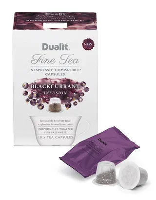 Black Currant Tea capsule packing
