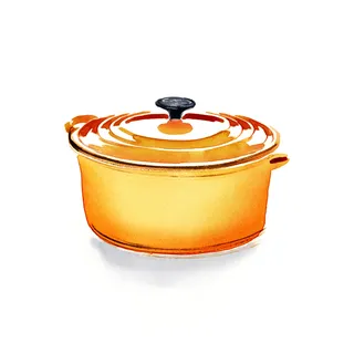 le creuset pan painting
