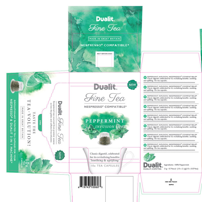 Thé fin Dualit - Illustration de nourriture et de boisson