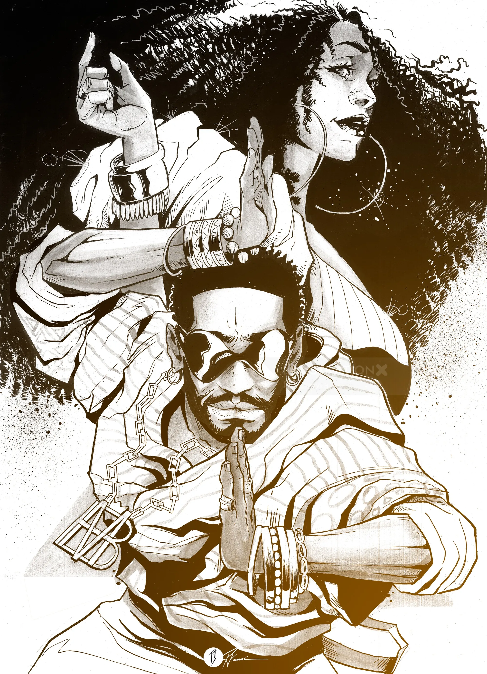Characters design of Mister Brau tv series