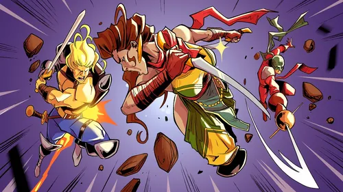 Energetic cartoon characters in action by PJ Kaiowa