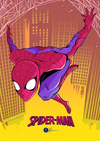 スパイダーマン シティスイングのイラスト | Illustration by PJ Kaiowa