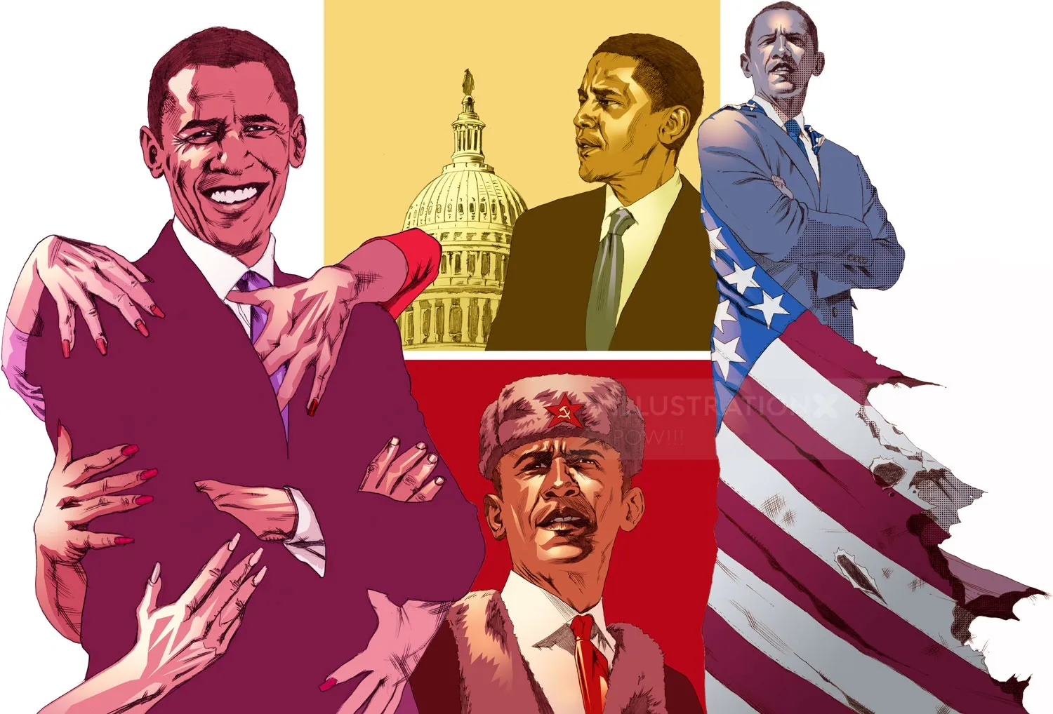 Obama-Konzeptpiktogramm

