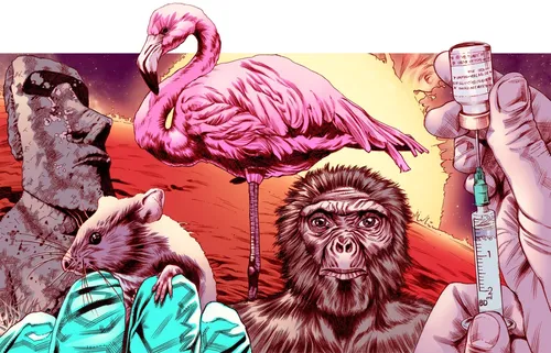 Collage of Animals and medicine
