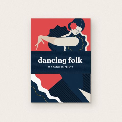 Dancing Folk postcards prints