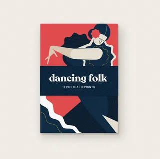 Dancing Folk postcards prints