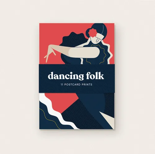 Dancing Folk postcards prints
