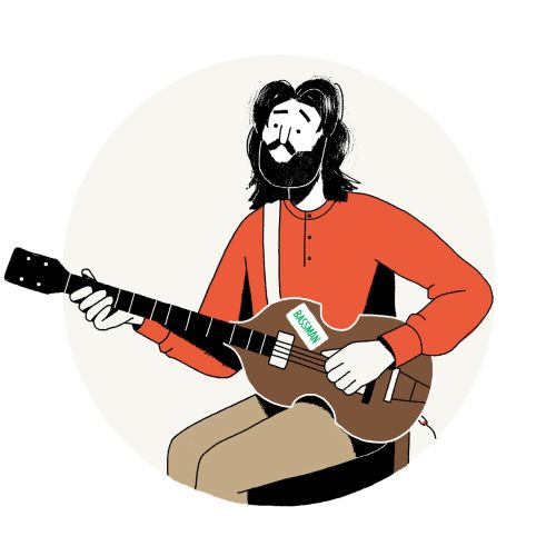 Portrayal of guitarist Paul McCartney