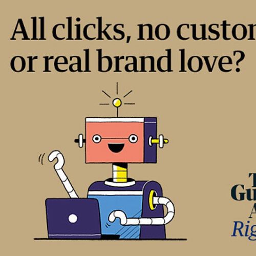 The Guardian Right Now campaign designed by Paperface