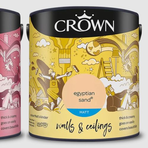 Crown paint packaging work