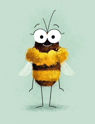 Develop adorable bee persona