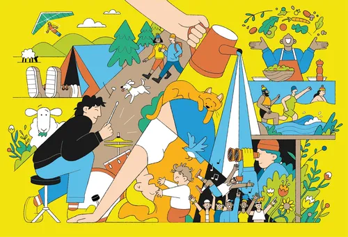 A relatable life shift cartoon published in The Guardian
