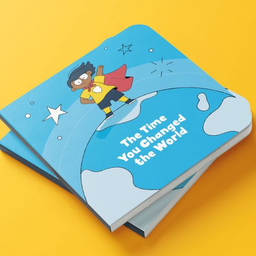 "The Times You Changed the World" board book cover design