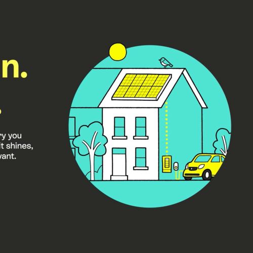 Sunsave utilizes bespoke illustrations to highlight solar energy solutions