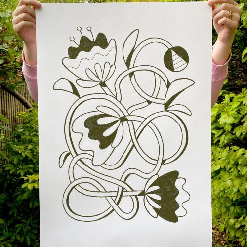 Paperface Black & White Illustrator from UK