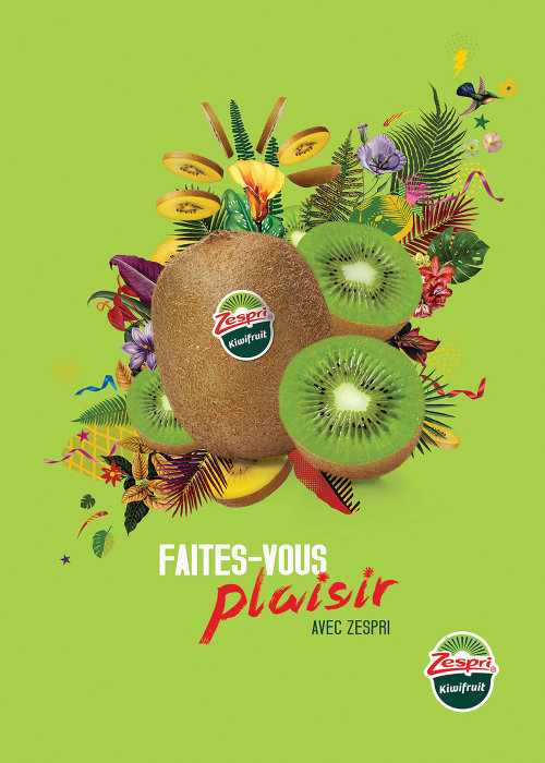 Fruit photo montage zespri France