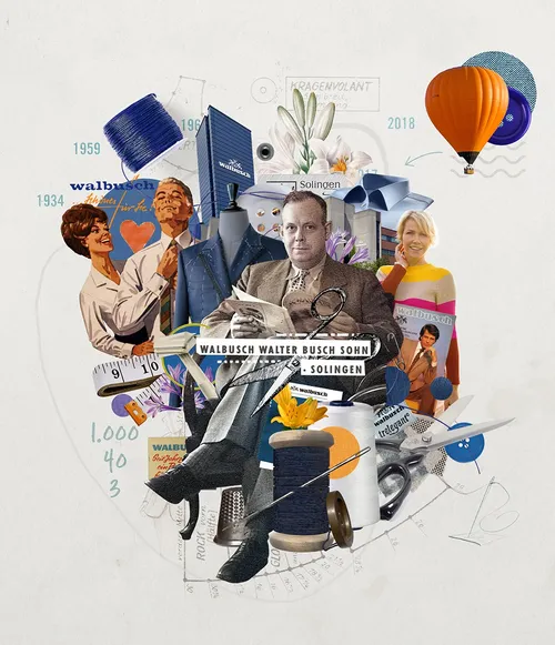 Grafikcollage Walbusch