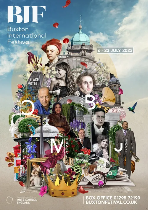 Collage-Kunstwerk für das Buxton International Festival von Patrick Boyer