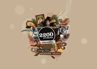 Vintage modern music logo design featuring creative elements by Patrick Boyer