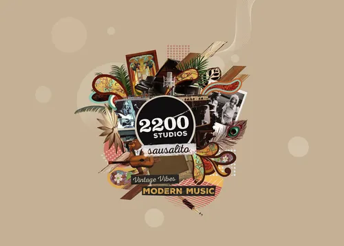 Vintage-modernes Musiklogo-Design mit kreativen Elementen von Patrick Boyer